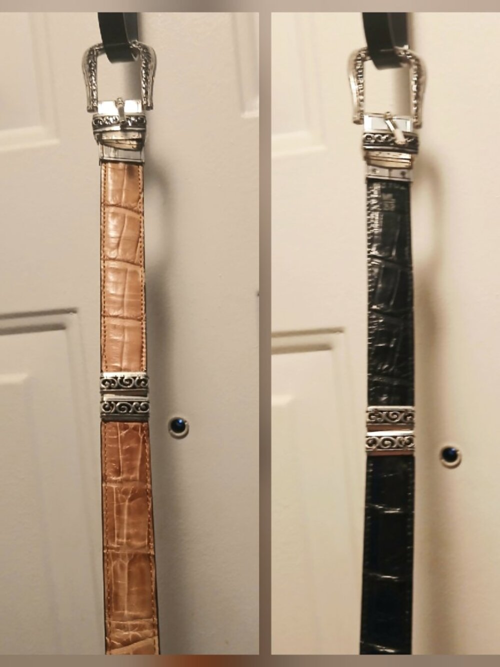 Brighton Vintage Reversible Leather Belt #43102